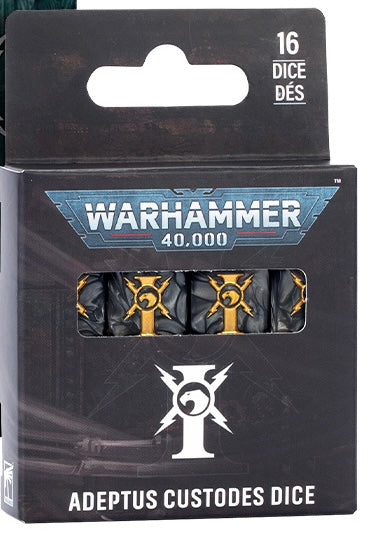 Warhammer 40,000 – Dés de l'Adeptus Custodes 01-16