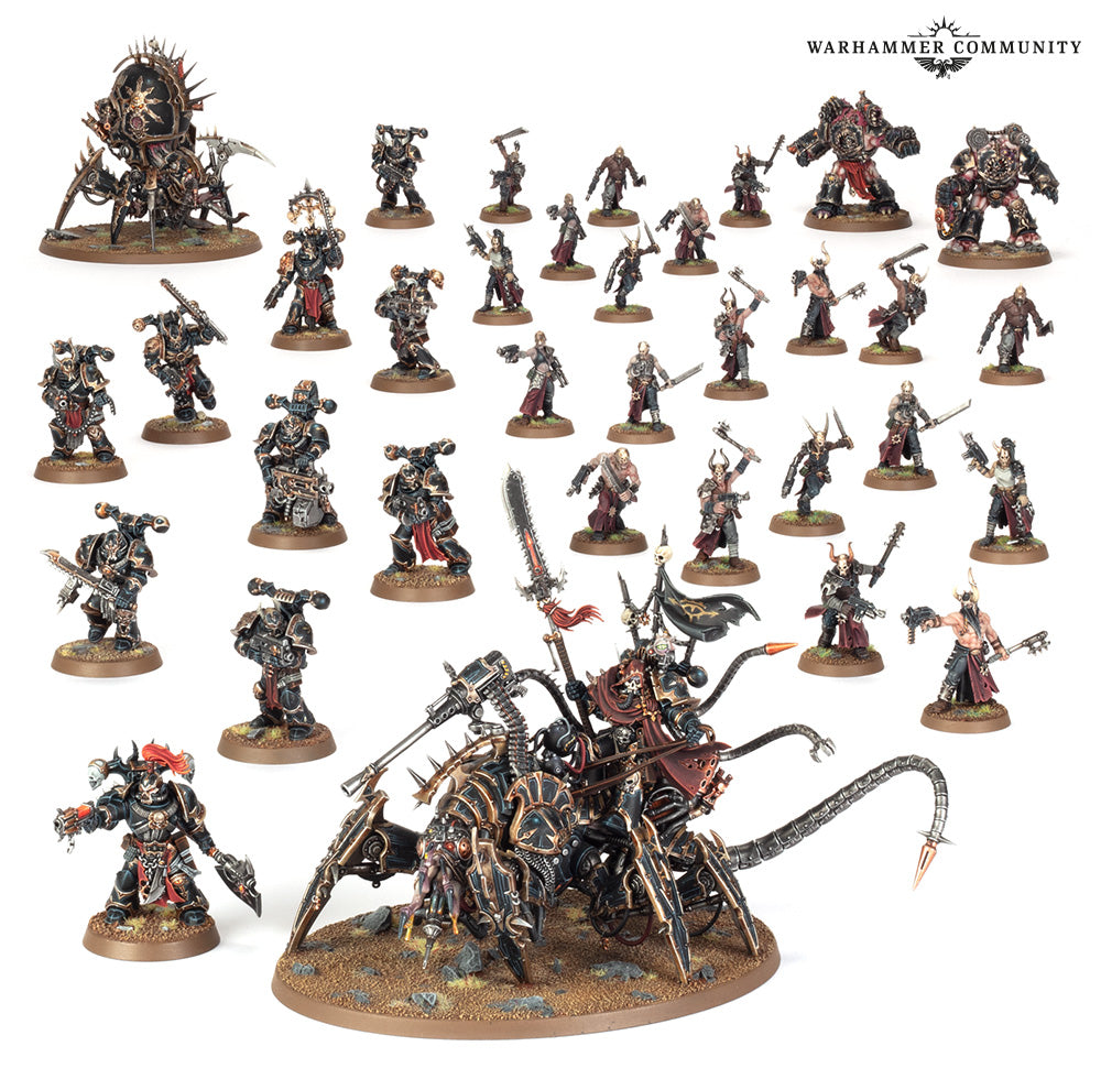 Warhammer 40,000 – Chaos - Chaos Space Marines - Bataillon : Bande de Guerre des Space Marines du Chaos 71-44