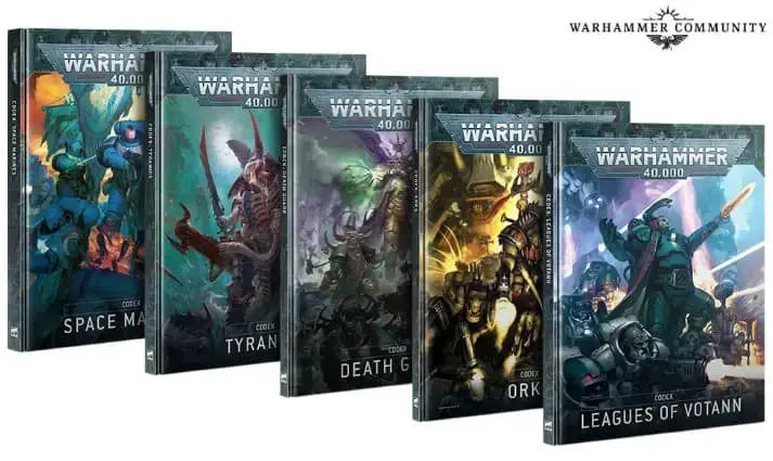 Codex et livres de règles Warhammer 40.000 - Bibliothèque officielle Games Workshop