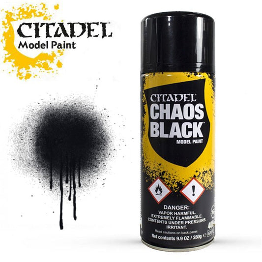 Citadel Chaos Black bombe spray 400 ml