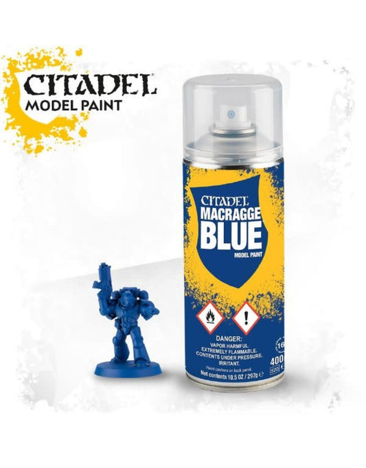 Citadel macragge blue spray (bombe 400ml)