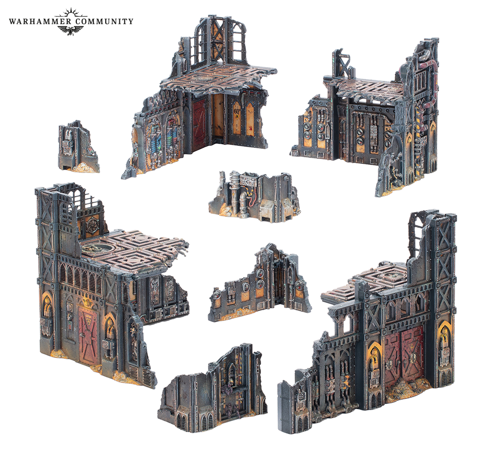 Warhammer 40,000 – Champ de Bataille Armageddon – Terrain Prépeint – 40-70