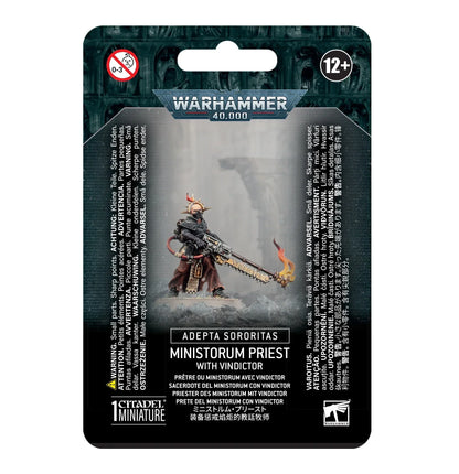 Warhammer 40k: PRÊTRE DU MINISTORUM AVEC VINDICTOR 52-51