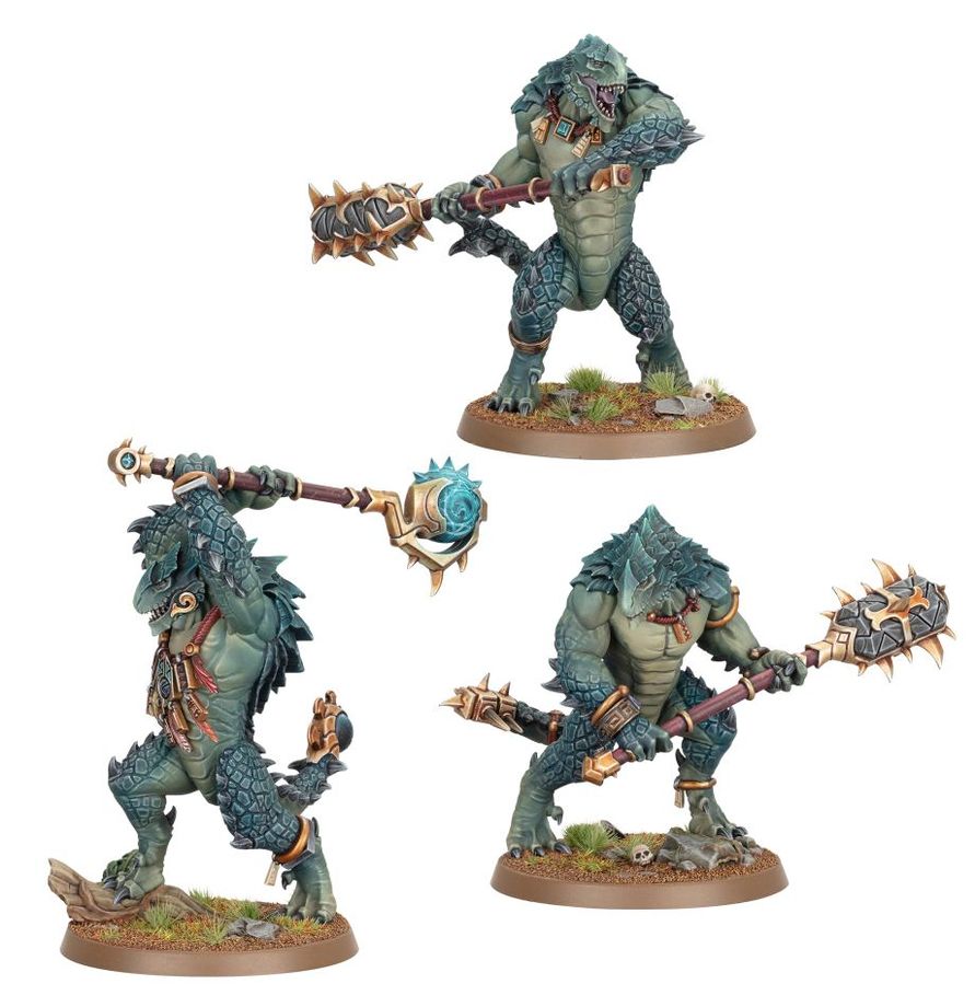 Age of Sigmar : Séraphons – Kroxigors / Guerriers-nés Kroxigors 88-23