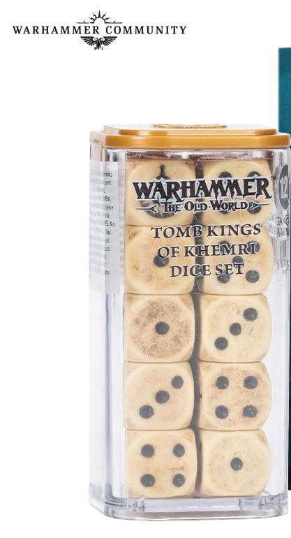 Warhammer: The Old World – Dés des Rois des Tombes (20 dés) 07-07