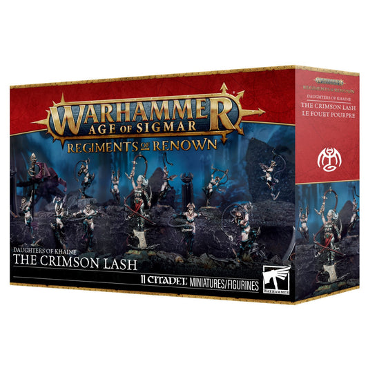 Age of Sigmar : Daughters of Khaine – Régiment de Renom : Le Fouet Pourpre 85-25
