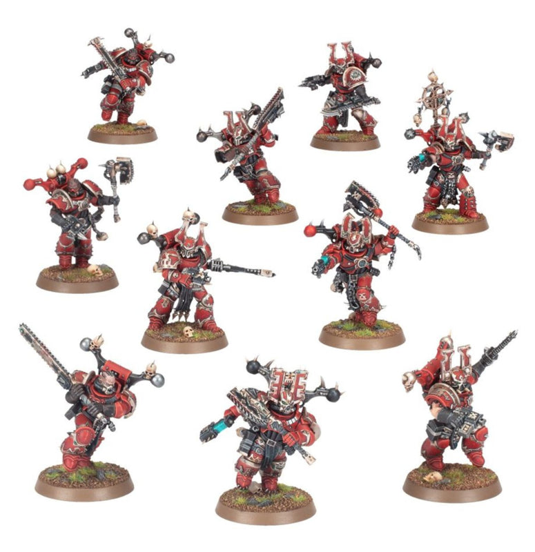 Warhammer 40k Berzerks de Khorne, world eaters 43-10