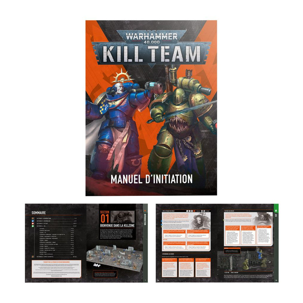 Warhammer 40K Kill Team – Set d’Initiation (Jeu de Figurines Complet Débutant)