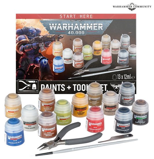 Warhammer 40,000 – Set Peintures + Outils (FR) 60-12