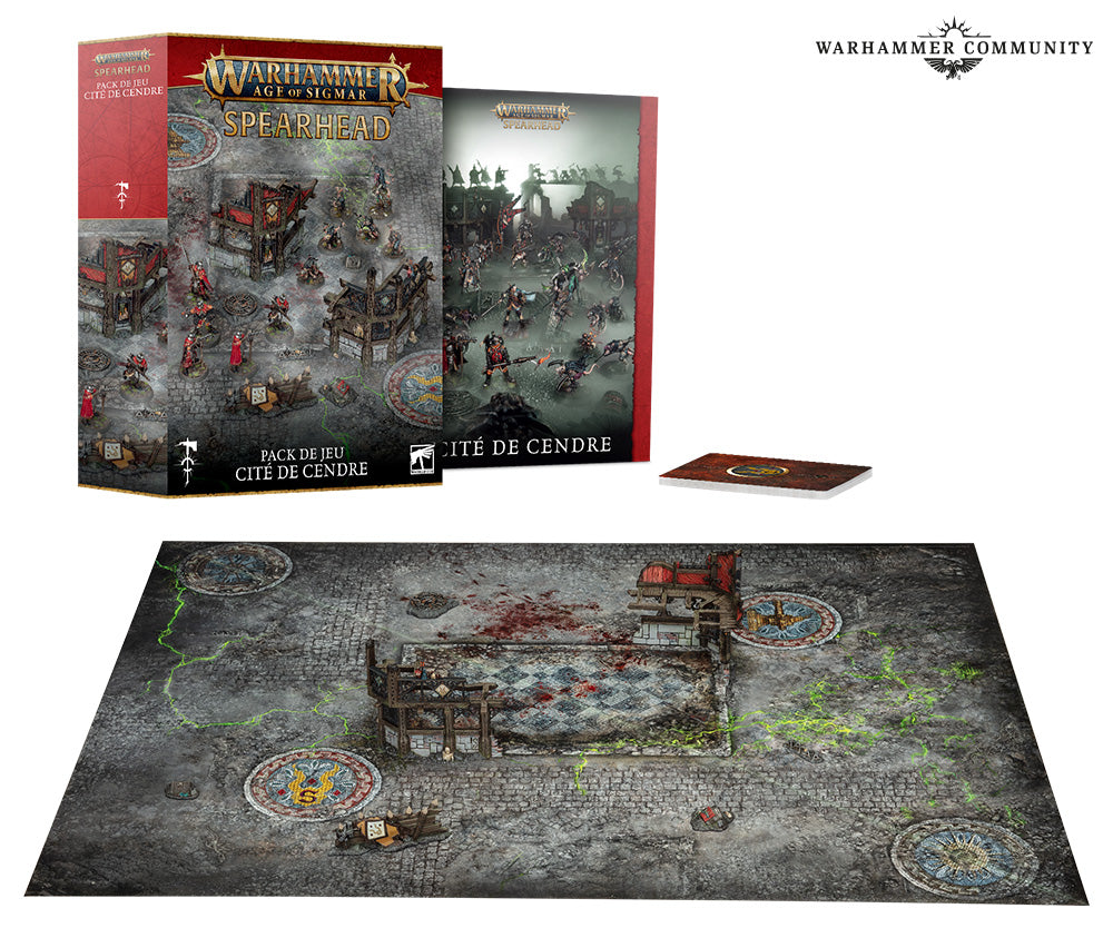 Warhammer Age of Sigmar : Spearhead – Pack de Jeu Cité de Cendre (FR) 80-58