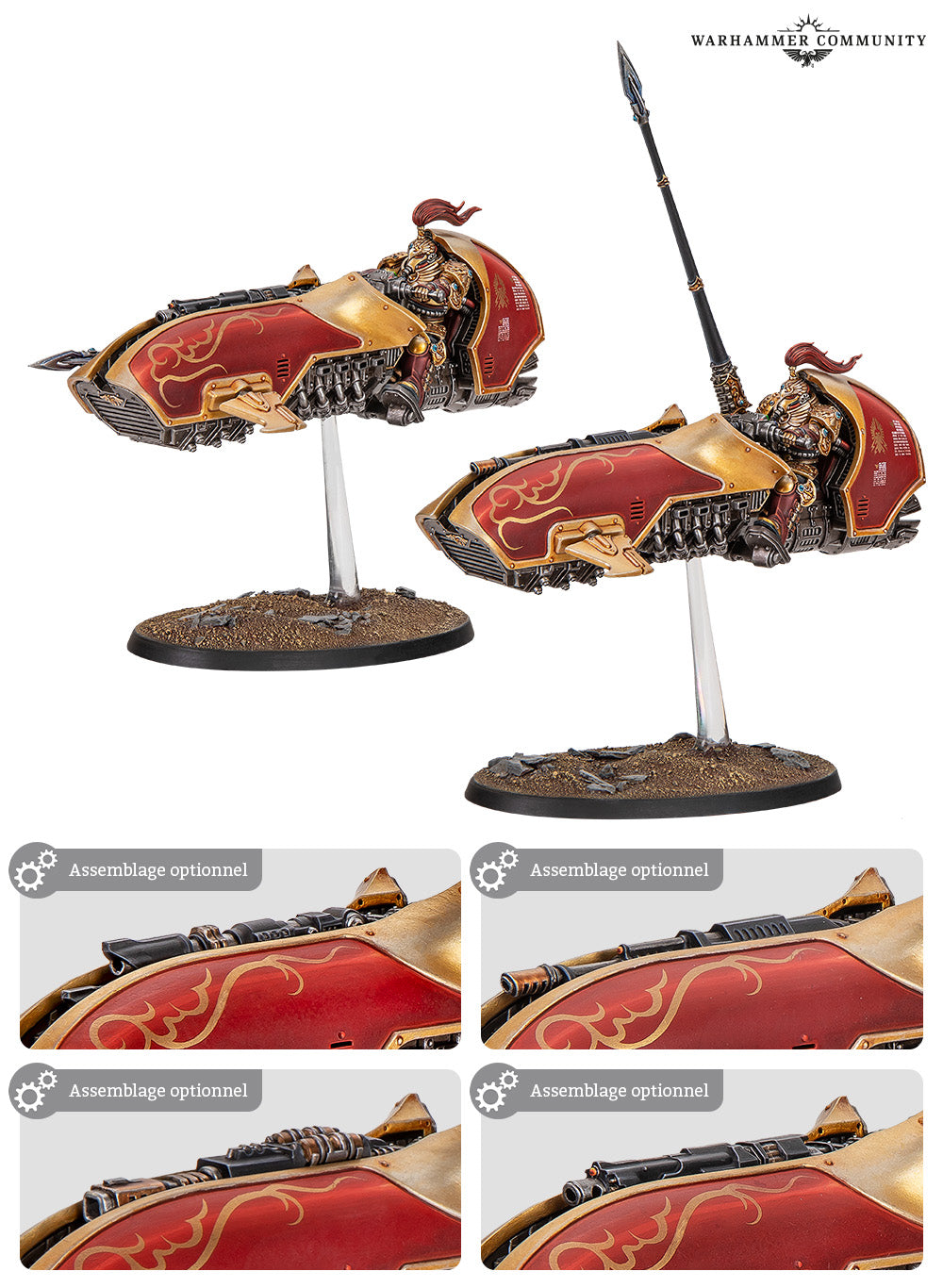 Warhamme The Horus Heresy – Sodalité de Motojets Gyrfalcon – Adeptus Custodes 77-03
