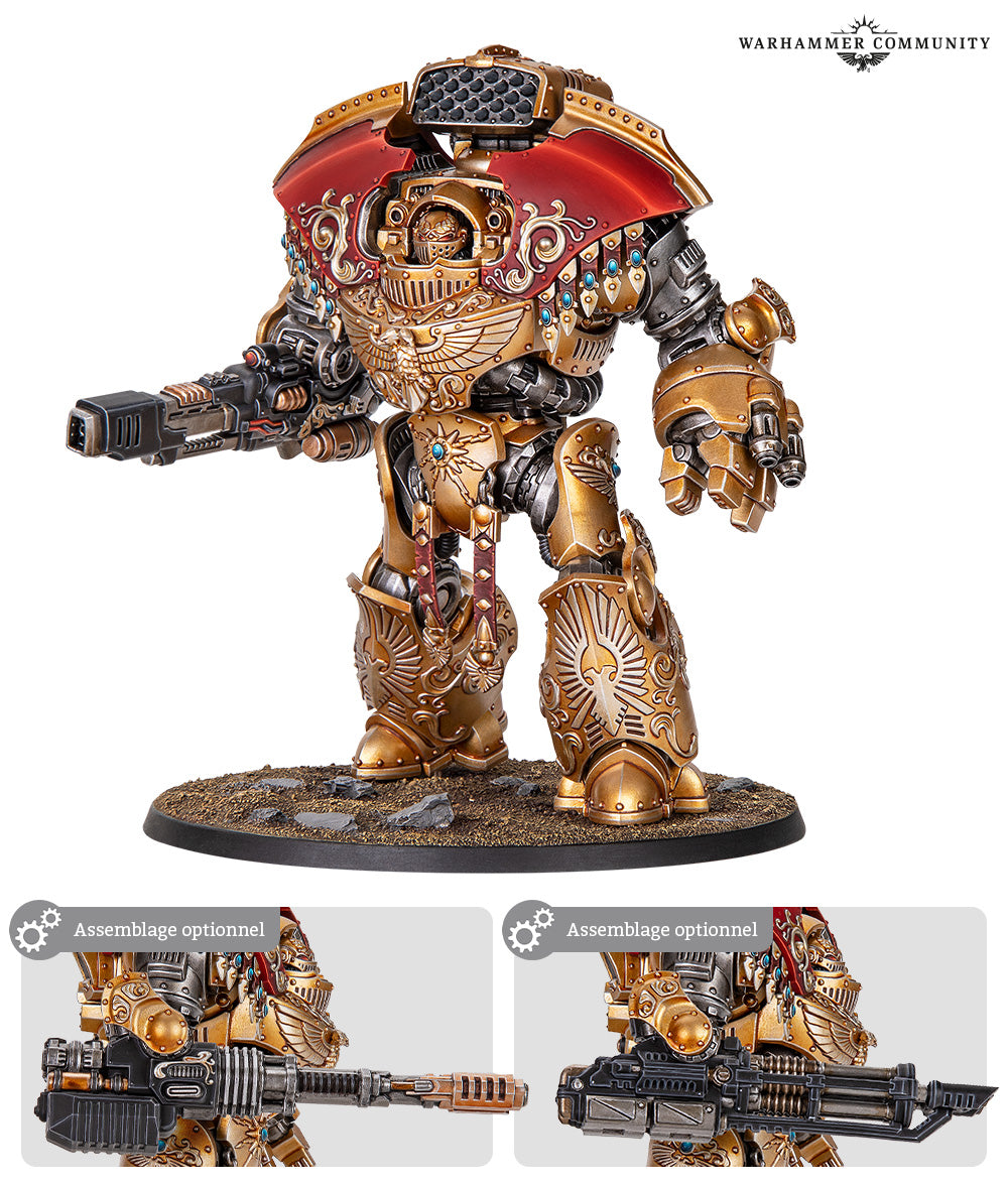 Warhammer The Horus Heresy – Dreadnought Lourd Telemon – Adeptus Custodes 77-02