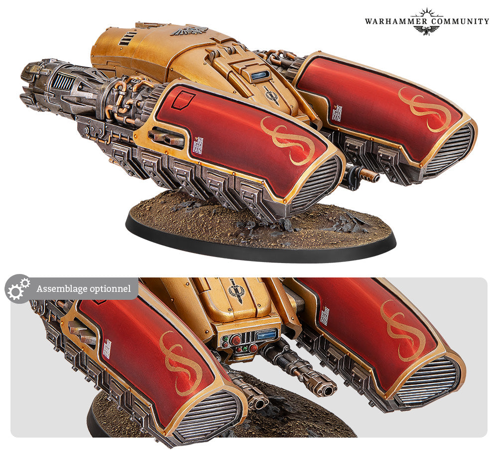 Warhammer The Horus Heresy – Speeder d'Attaque Pallas – Adeptus Custodes 77-01