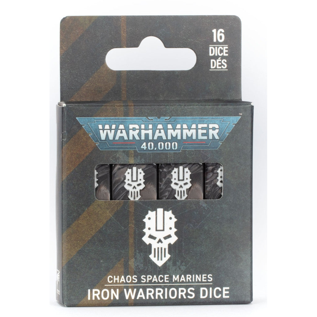 Warhammer 40K - Space Marines du Chaos - Set de Dés des Iron Warriors 42-17