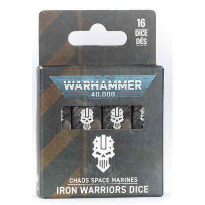 Warhammer 40K - Space Marines du Chaos - Set de Dés des Iron Warriors 42-17