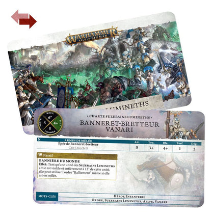 Age of Sigmar Cartes de Chartes d'Unité: Lumineth Realm-lords 87-03