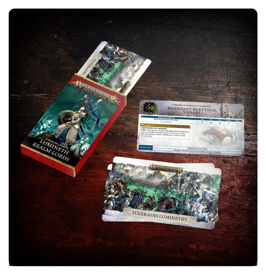 Age of Sigmar Cartes de Chartes d'Unité: Lumineth Realm-lords 87-03