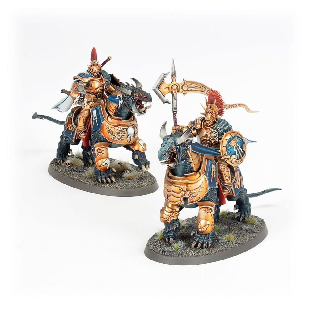 Age Of Sigmar – Stormcast Eternals : Dracothian Guard / Lord-Celestant sur Dracoth 96-24