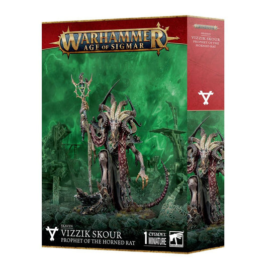 Age Of Sigmar – Skavens : Vizzik Skour, Prophète du Rat Cornu 90-20