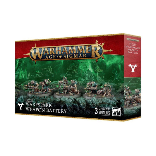 Age Of Sigmar – Skavens : Batterie d'Armes Malétincelle (Clans Skryre) 90-45