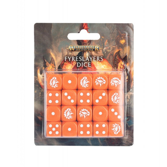 Age Of Sigmar – Set de Dés Fyreslayers (Pyrotueurs) 84-50
