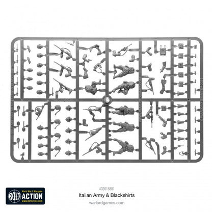 Bolt Action : Armée Italienne et Chemises Noires – 30 Fantassins