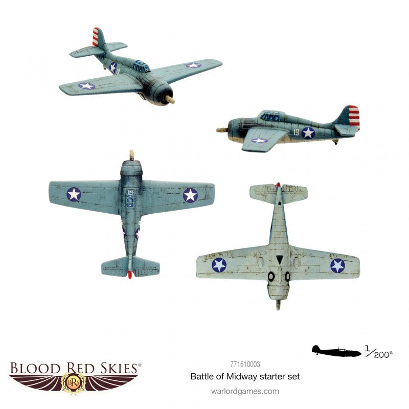 Blood Red Skies : Ensemble de Démarrage – La Bataille de Midway