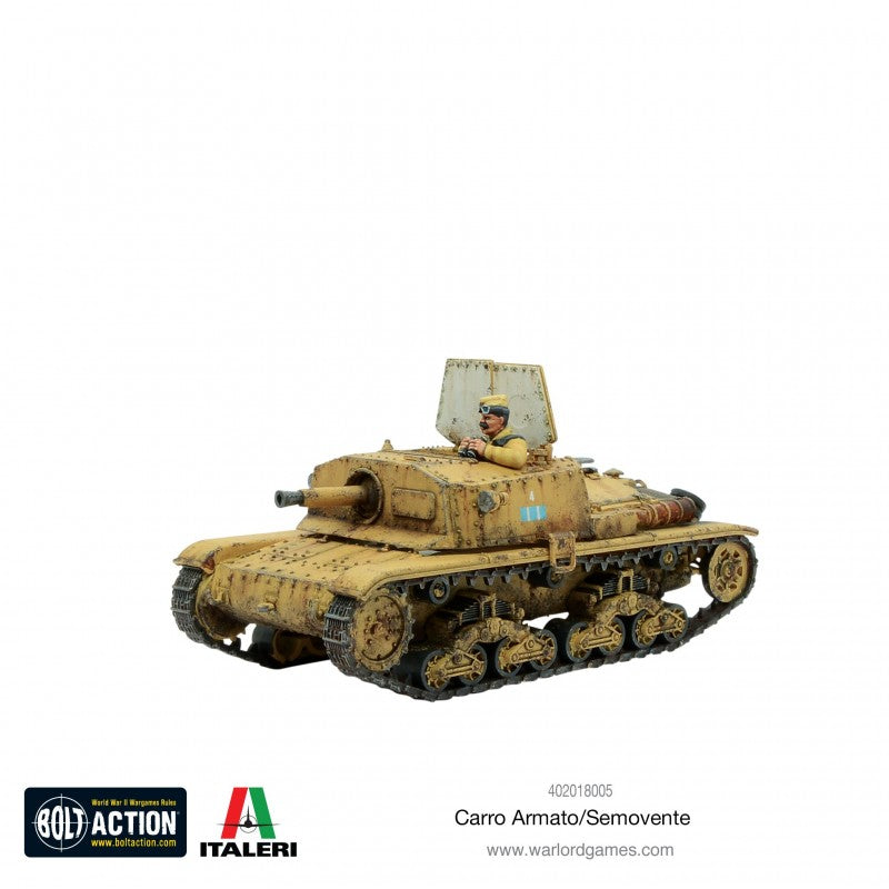 Bolt Action : Carro Armato M13/40 & Semovente 75/18 – Char Italien