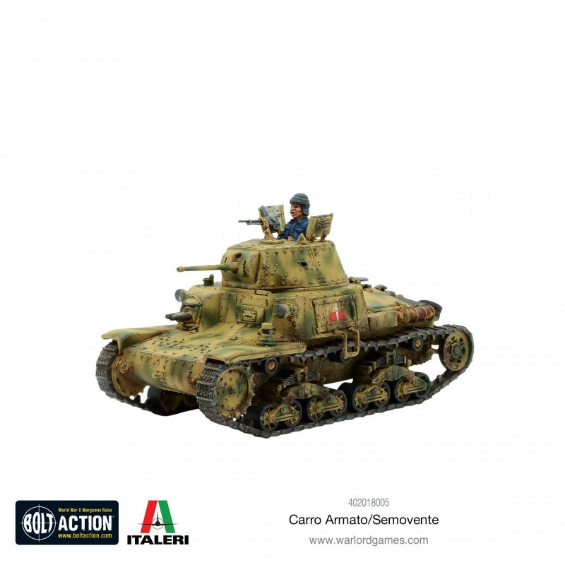 Bolt Action : Carro Armato M13/40 & Semovente 75/18 – Char Italien