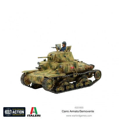 Bolt Action : Carro Armato M13/40 & Semovente 75/18 – Char Italien