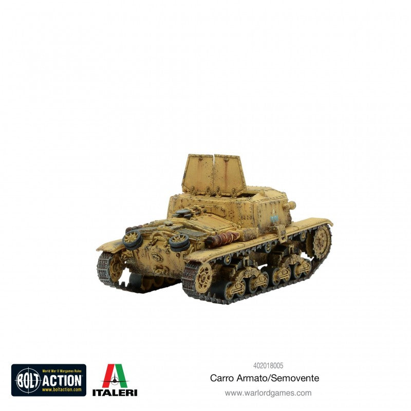 Bolt Action : Carro Armato M13/40 & Semovente 75/18 – Char Italien