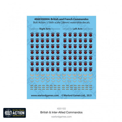 Bolt Action : Commandos Britanniques et Interalliés