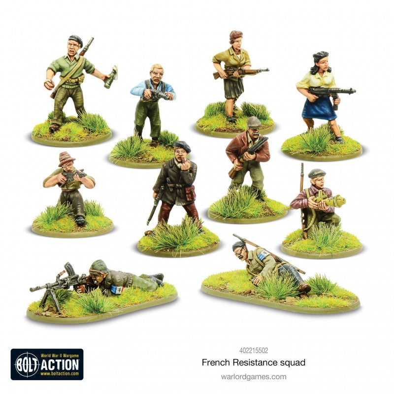 Bolt Action : Escouade de la Résistance Française