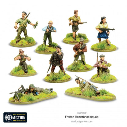 Bolt Action : Escouade de la Résistance Française