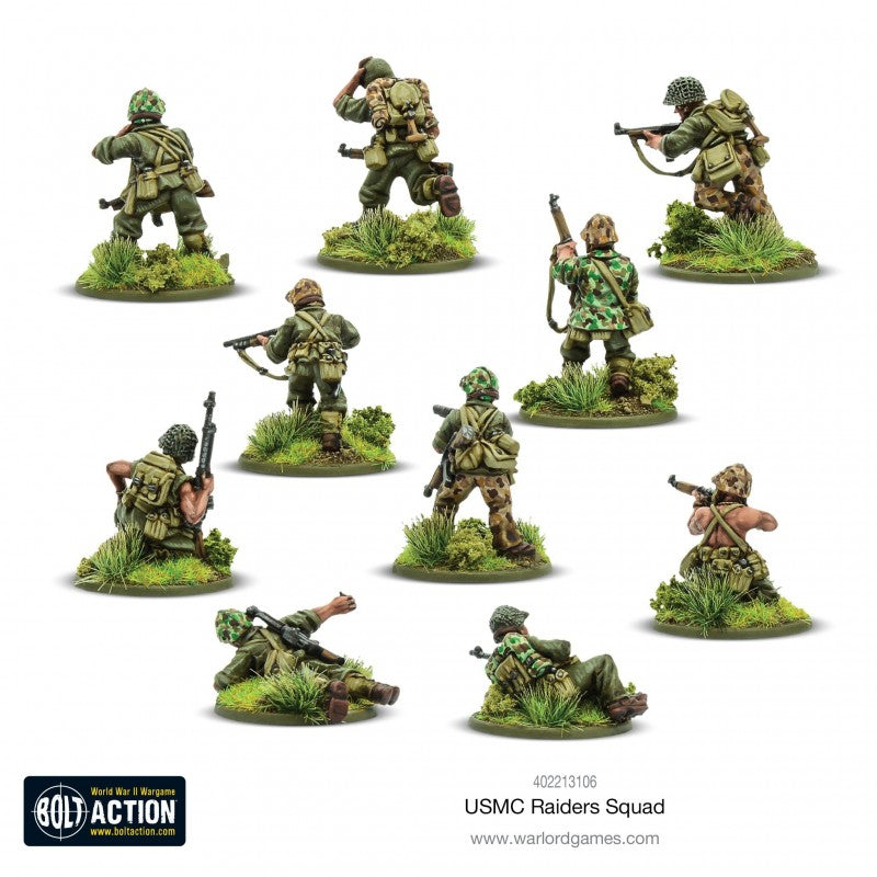 Bolt Action : Escouade de Raid USMC – Marines Raiders