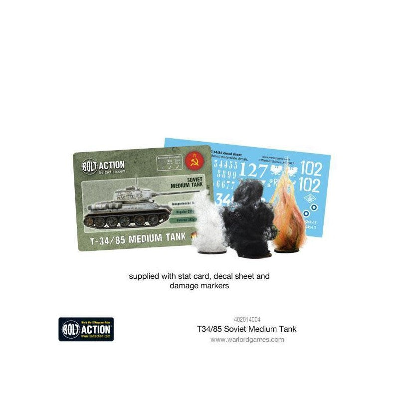 Bolt Action : T-34/85 Char Moyen Soviétique