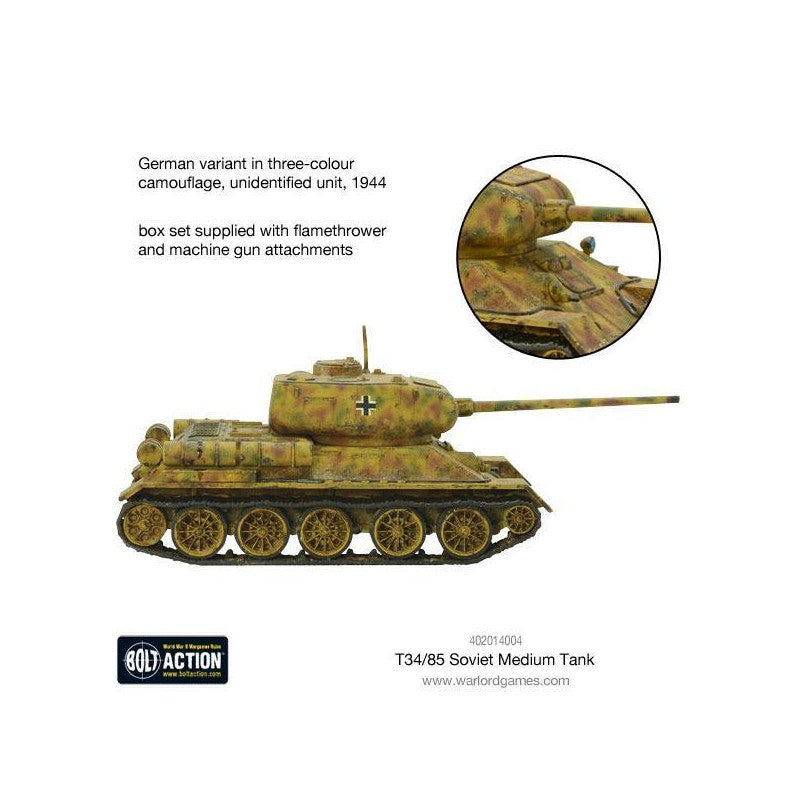 Bolt Action : T-34/85 Char Moyen Soviétique