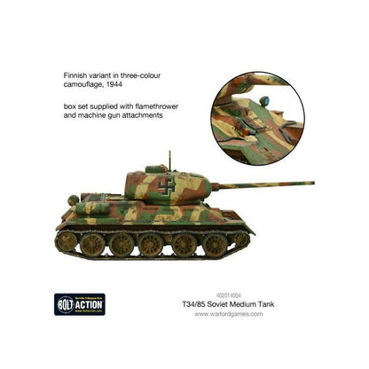 Bolt Action : T-34/85 Char Moyen Soviétique