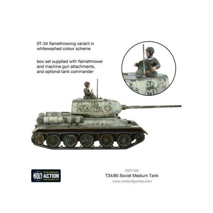 Bolt Action : T-34/85 Char Moyen Soviétique